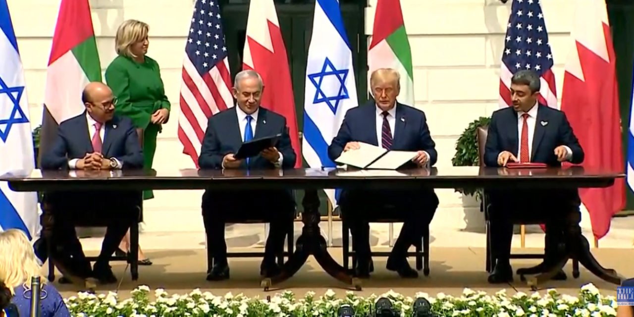 15/9/2020: Israele firma accordi storici con Emirati Arabi Uniti e Bahrein