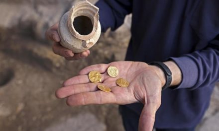 Monete d’oro scoperte negli scavi al Muro Occidentale