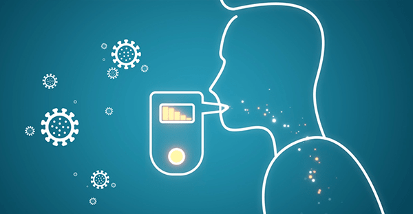 Il test istantaneo del respiro per identificare il COVID19