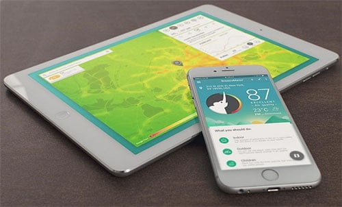 BreezoMeter per il monitoraggio della qualità dell’aria, raccoglie 30 milioni di dollari