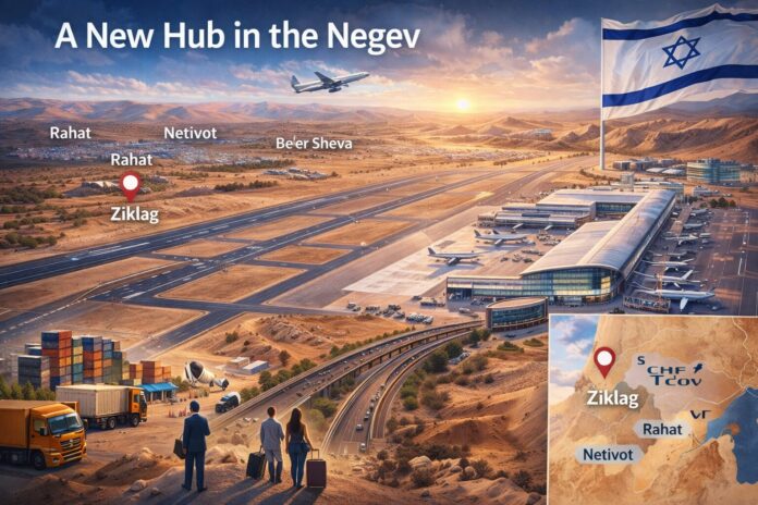 Nuovo aeroporto internazionale in Israele