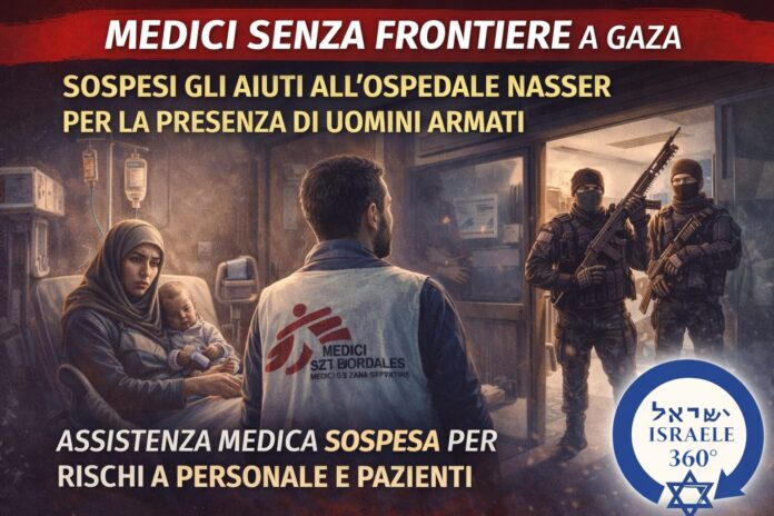 Medici senza frontiere a Gaza